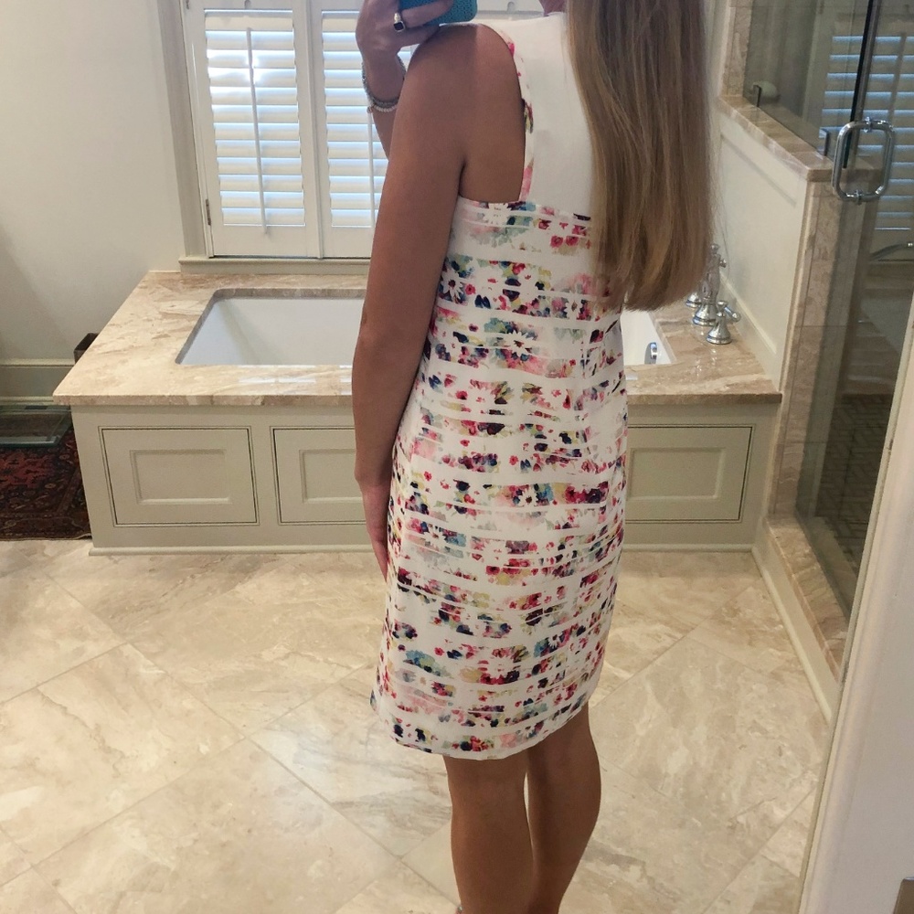 Shoshanna size 2 white & floral dress - Picture 2 of 6